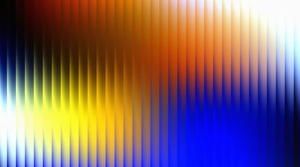 A vibrant abstract background featuring vertical stripes and a warm-to-cool color gradient