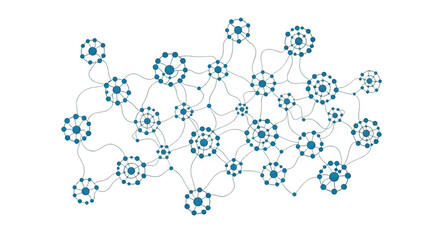 Complex network diagram