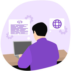 Web Development Illustration