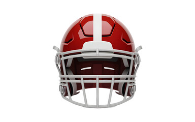 Fototapeta premium American football helmet isolated on transparent background