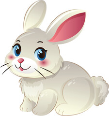 Obraz premium rabbit bunny cartoon animal character