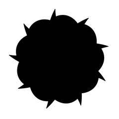 シンプルなトゲトゲしたアイコン