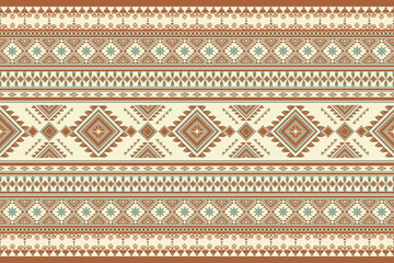 Native Geometric Abstract Ethnic Pattern