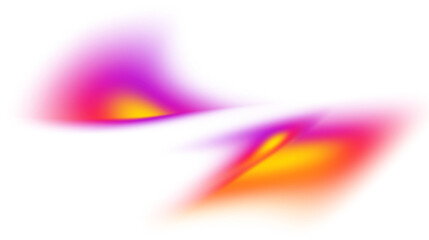 Dual abstract gradient flare spots with vibrant colors