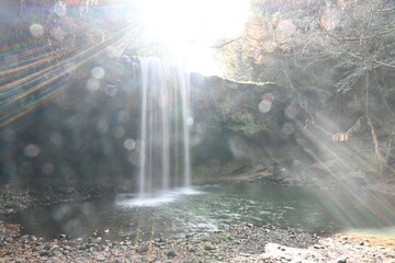 熊本県小国町　鍋ヶ滝