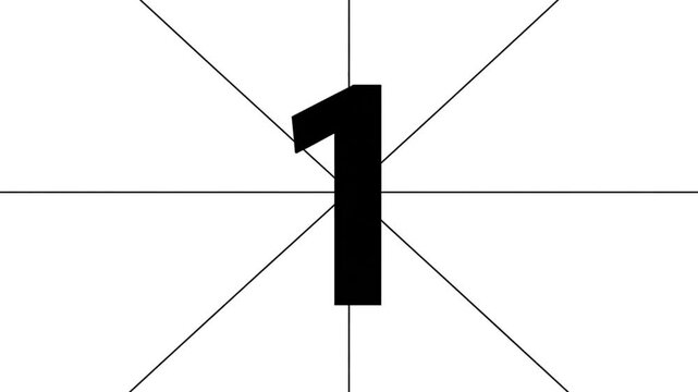 Numerical Countdown for the Year 2026 with Shadow Effects and Modern Design