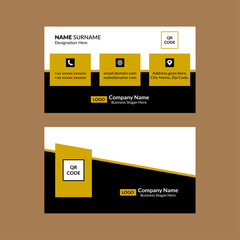 Modern Business Card Template. Innovative Layout Display for Promotion.