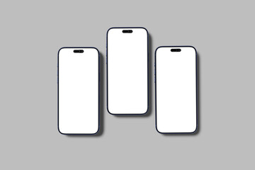 Phone Screen Blank Mockup