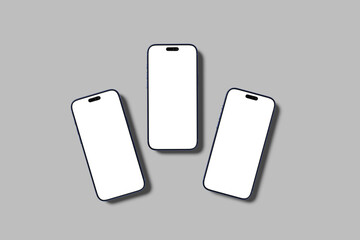 Phone Screen Blank Mockup