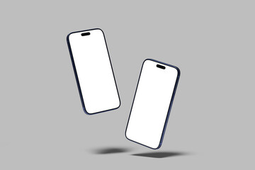 Phone Screen Blank Mockup