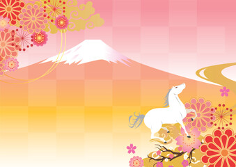 2026年度　午年　年賀背景