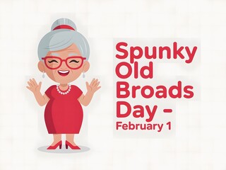 Celebrate Spunky Old Broads Day on February 1 honoring confident women, bold spirit, humor, aging gracefully, and empowered senior lifestyles everywhere.