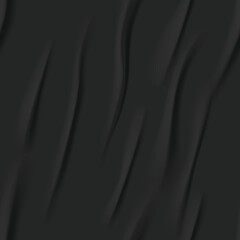 black glued tape paper Dark charcoal gray abstract background with subtle vertical wavy texture and soft shadows for depth