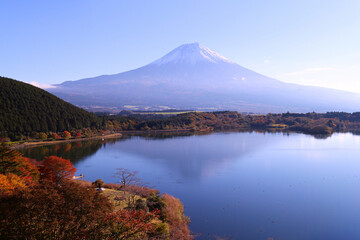 田貫湖から見た富士山
