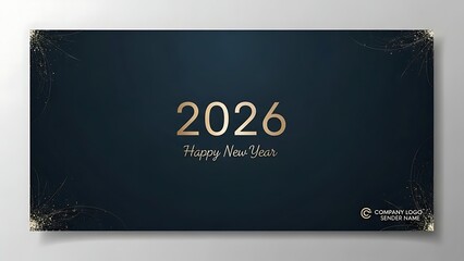 credit card on white background. 2026 happy new year design. new year wishes. new year card. gift card. black background.