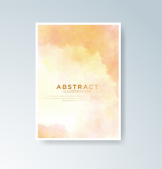 Cards with watercolor background. Design for your cover, date, postcard, banner, logo.