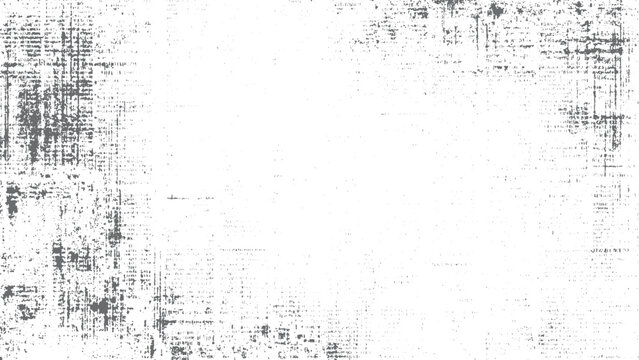 Abstract vintage paper grunge pattern with distressed printing texture. Old newspaper style grunge texture vector with monochrome noise overlay. 