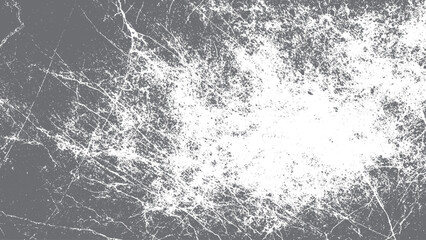 Old film style scratched texture with dust and grunge effects for background design. Grainy distressed grunge texture isolated black on white for overlay use. 