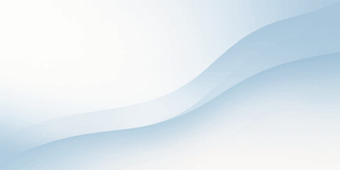 Abstract blue wave vector design featuring soft flowing lines, motion, and light color for a business backdrop illustration