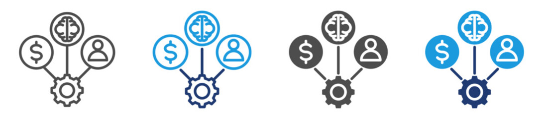 resources icon sheet with multiple style