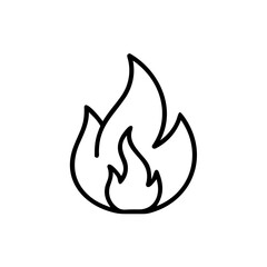 Graphic Flame Icon Design
