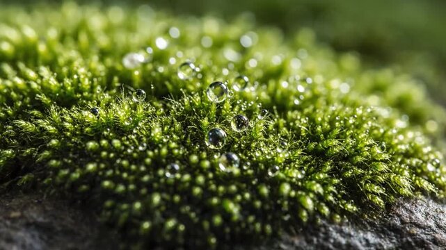 Animated Moss Growth Time Lapse Seamless Loop Green
