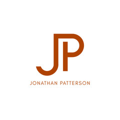 JP Initial Logo Design, Modern Personal Branding Logo, Minimal Alphabet Logo, Professional Lettermark Logo, Creative Identity Logo
