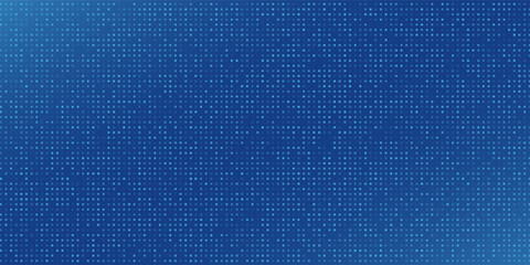 Blue pixel background. Abstract digital pattern with square elements grid. Futuristic dotted mesh with gradient geometric neutral