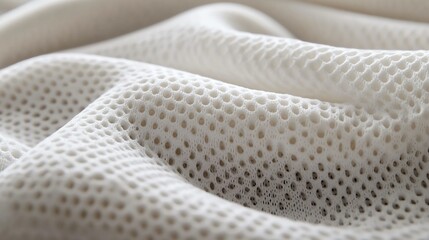 White sports fabric jersey.