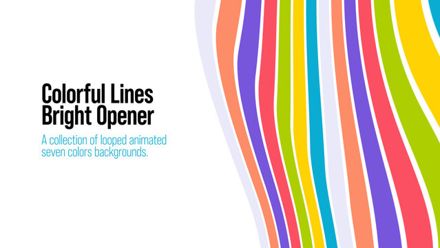Colorful Lines Bright Opener