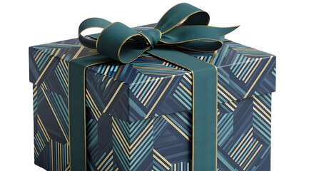 A beautifully wrapped gift box with a decorative ribbon
