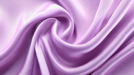 Obraz premium Elegant Lavender Silk Fabric Swirl