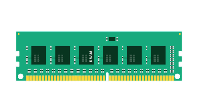 DRAM memory module supporting AI workloads and high speed computing in modern computers servers and IT infrastructure