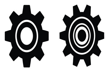 setting vector icons bundle set