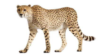 Elegant Cheetah Isolated
