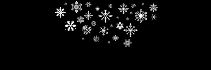 Winter snowy icons vector illustration of an abstract background
