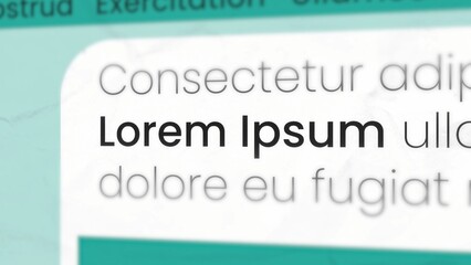 News Paper Text Collage Flashing Articles Intro Opener