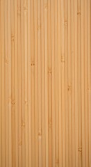 Exquisite macro shot capturing the subtle, pale grains and linear textures of wide-slat natural light cane bamboo wood veneer surface ,bamboo ,wall ,cane