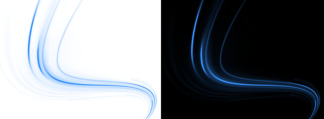 Line color road swirl light dynamic motion speed traffic night.
