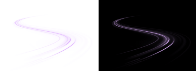 Color swirl line road light dynamic motion traffic speed night.
