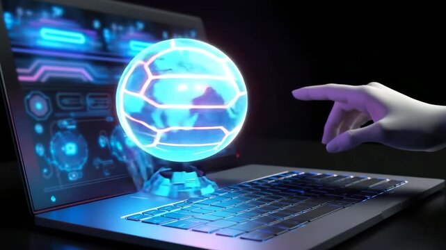 Surface robot hand for design natural abstract background