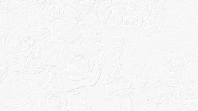 embossed image of flowers 