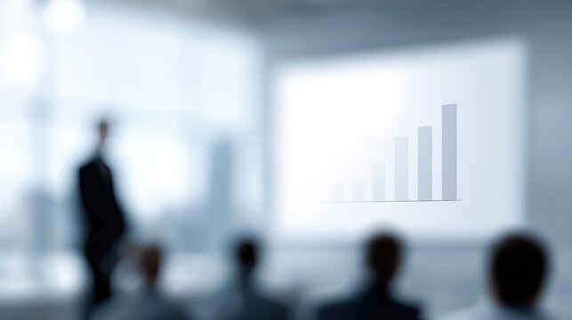 year end business summary presentation background