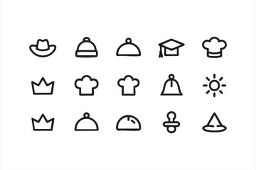 Outline UI Icons for Apps Dashboards and Toolbars