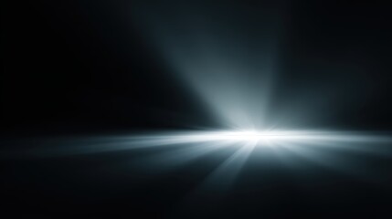 black background with soft white glow center, powerful announcement concept