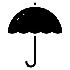 insurance umbrella glyph icon