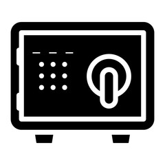 safety box glyph icon