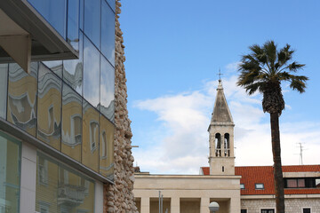 Obraz premium Traditional Mediterranean architecture in Split, Croatia.