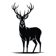 deer silhouette vector