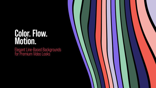 Colorful Lines Dark Opener 7